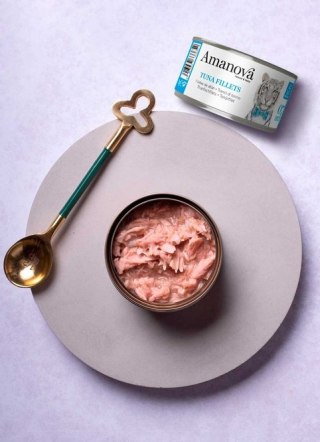 Amanova Cat Tuna Fillets - tuńczyk w bulionie puszka 70g [07]