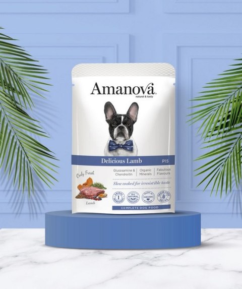 Amanova Dog Adult Delicious Lamb - jagnięcina saszetka 300g [P15]