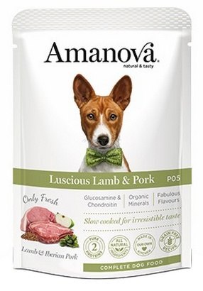 Amanova Dog Adult Luscious Lamb & Pork - jagnięcina i wieprzowina saszetka 100g [P05]