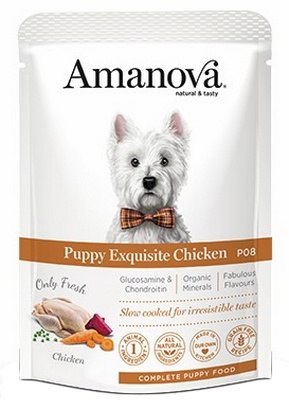 Amanova Dog Puppy Exquisite Chicken - kurczak saszetka 300g [P08]
