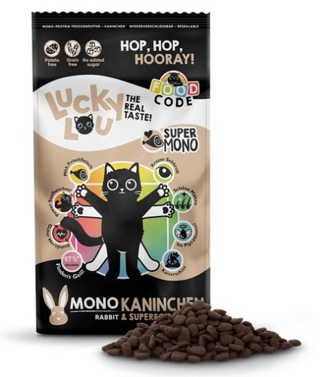 Lucky Lou Food Code Mono Królik 750g