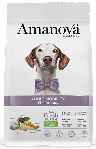 Amanova Dog Adult Mobility Fish Delicacy - biała ryba 10kg