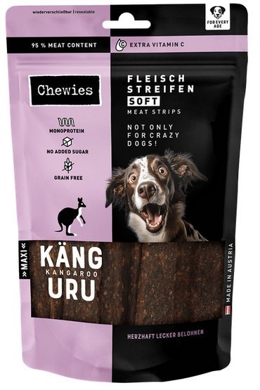 Chewies Meat Strips Soft Maxi Kangur 150g