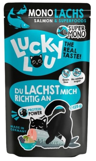 Lucky Lou SuperMono Łosoś saszetka 125g