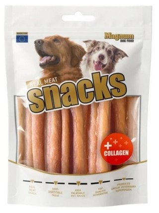 Magnum Patyczki ze skóry bydlęcej z kurczakiem i kolagenem 220g