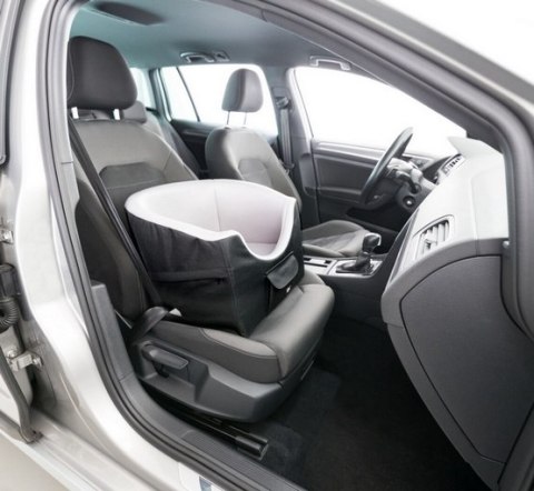 Trixie Siedzisko samochodowe dla psa 41x39x42cm czarno-szare [TX-13176]