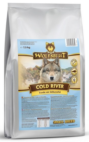 Wolfsblut Dog Cold River Small - pstrąg i bataty 7,5kg