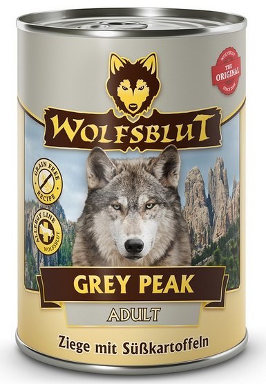 Wolfsblut Dog Grey Peak - koza i bataty puszka 395g