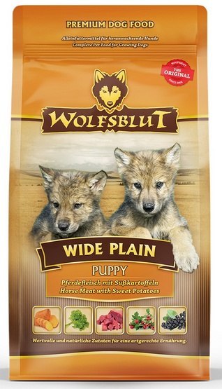 Wolfsblut Dog Wide Plain Puppy - konina i bataty 500g