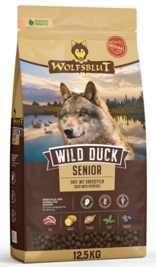 Wolfsblut Dog Wild Duck Senior - kaczka i bataty 12,5kg