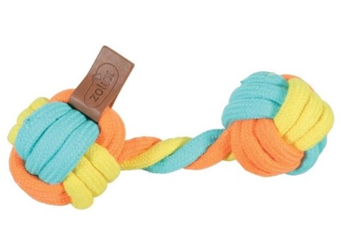 Zolux Zabawka dla psa gryzak hantel sznur Twist 18cm