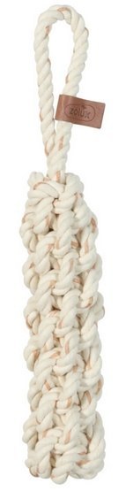 Zolux Zabawka dla psa szarpak uchwyt sznur Leather Touch 35cm