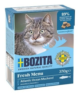 Bozita z Makrelą kawałki w galaretce kartonik 370g
