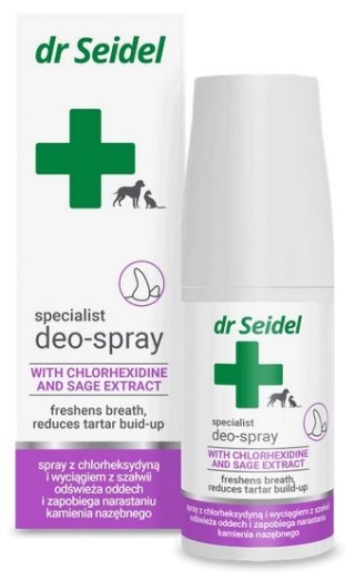 Dr Seidel Deo-Spray z chlorheksydyną - higiena jamy ustnej 50ml