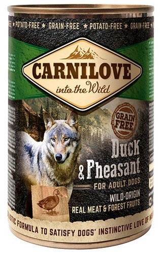 Carnilove Dog Wild Meat Duck & Pheasant Adult - kaczka i bażant puszka 400g