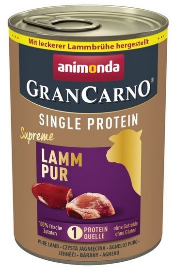 Animonda GranCarno Single Protein Jagnięcina puszka 400g