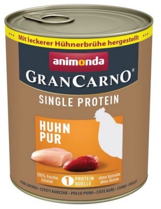Animonda GranCarno Single Protein Kurczak puszka 800g