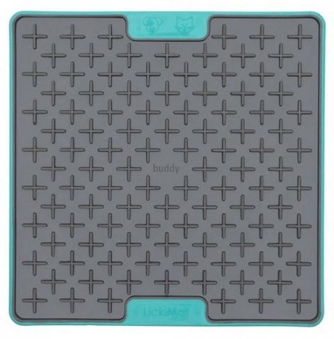 LickiMat Buddy Deluxe/Tuff Krzyżyk twardy turkusowy