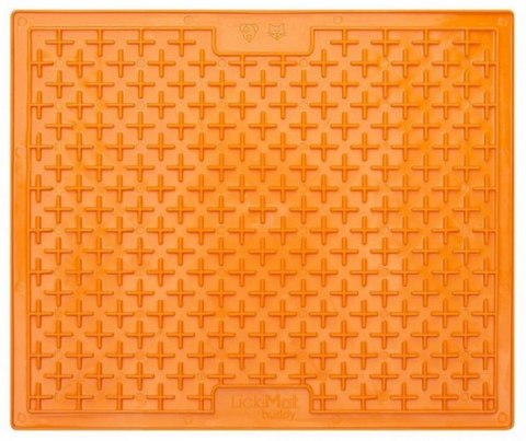 LickiMat Buddy Large Krzyżyk miękki pomarańczowy
