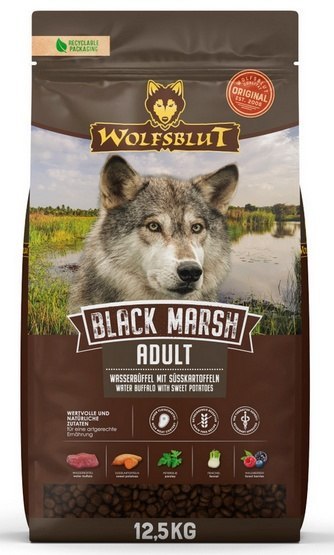 Wolfsblut Dog Black Marsh - bawół i dynia 12,5kg