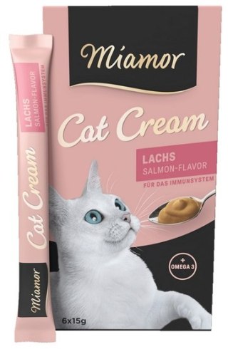 Miamor Cat Cream Łosoś 6x15g